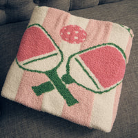 Pickleball Club Terry Cloth Blanket