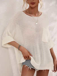 Thin Knitted Loose Pullover