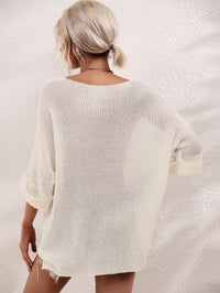 Thin Knitted Loose Pullover