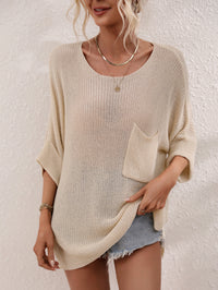 Thin Knitted Loose Pullover