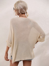 Thin Knitted Loose Pullover