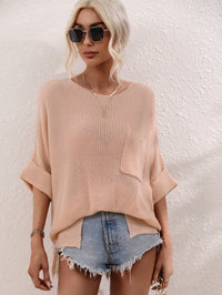 Thin Knitted Loose Pullover