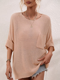 Thin Knitted Loose Pullover