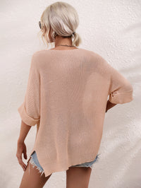 Thin Knitted Loose Pullover
