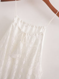Lace Off-Shoulder A-Line Summer Dress