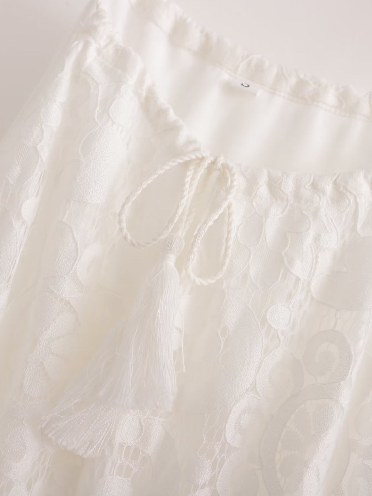 Lace Off-Shoulder A-Line Summer Dress