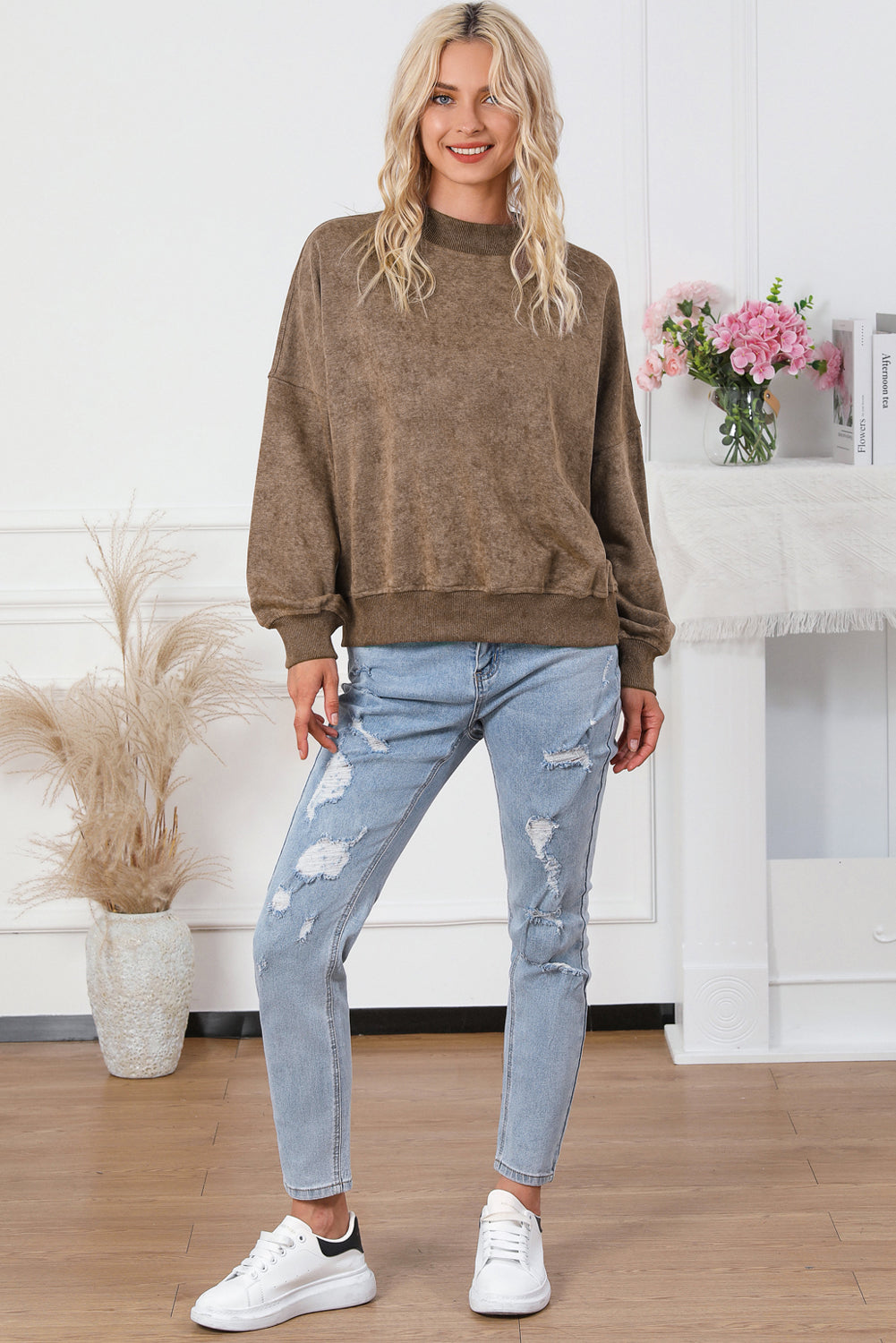 Casual Loose Fit Pullover