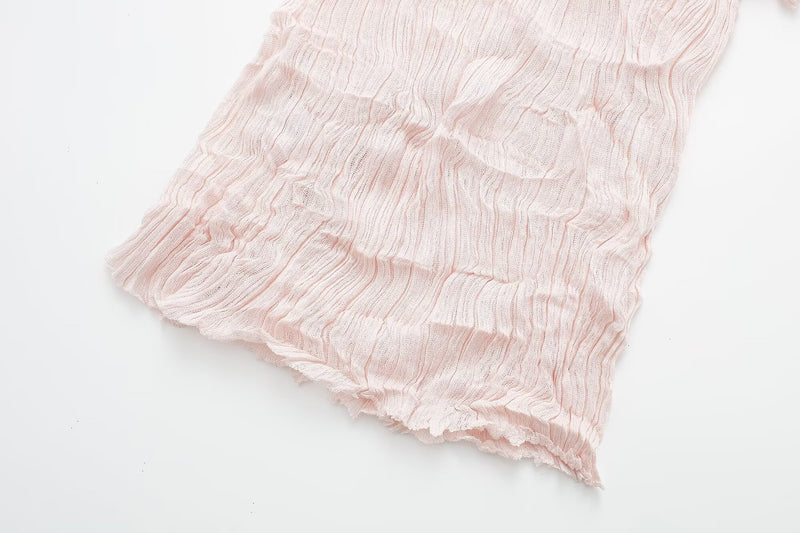 Off-Shoulder Pleated Top