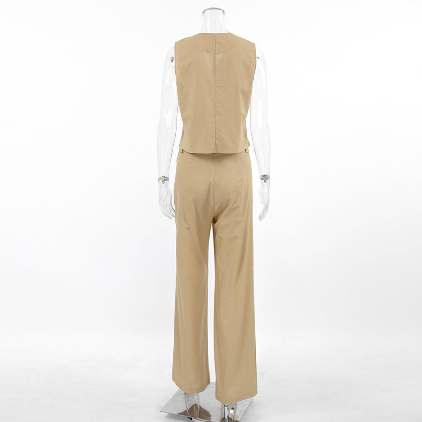 Cotton-Linen 2-Piece Office Set