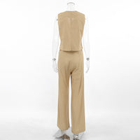 Cotton-Linen 2-Piece Office Set