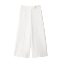Casual Wide Leg Cropped Pants