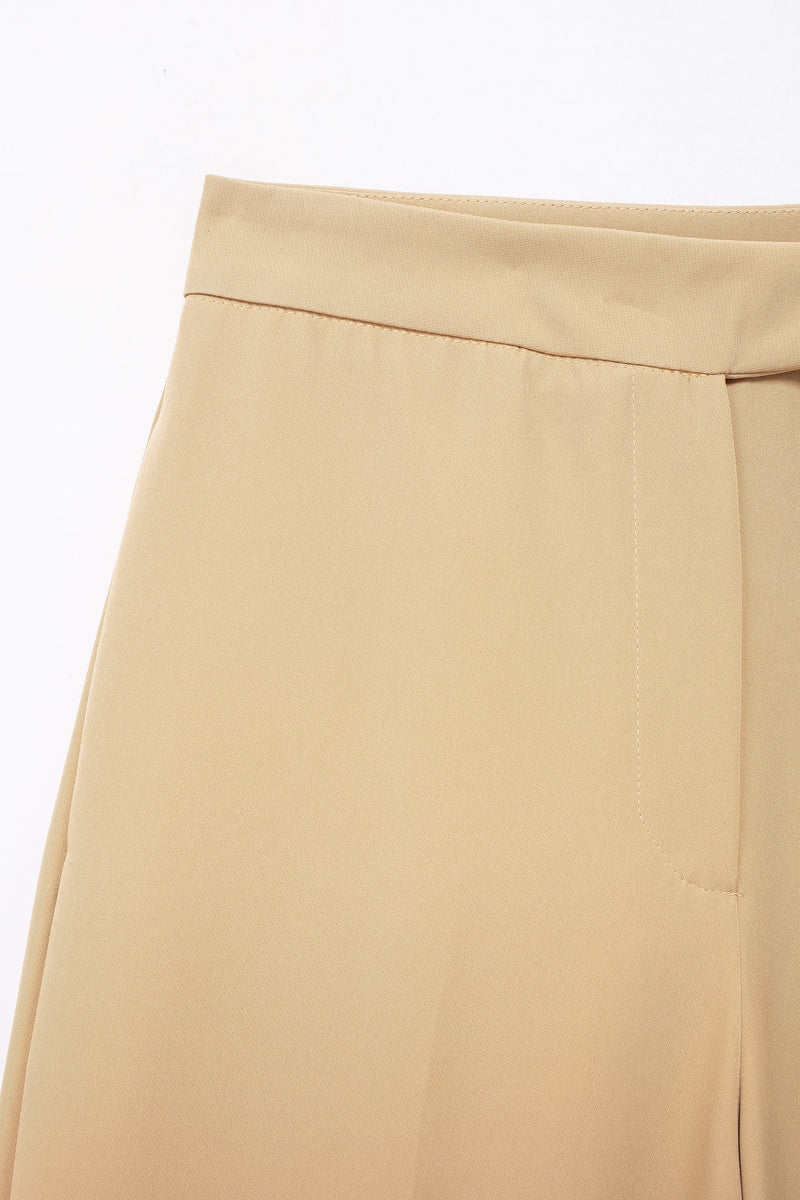 Casual Wide Leg Cropped Pants
