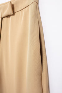 Casual Wide Leg Cropped Pants