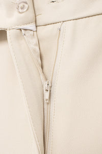 Casual Wide Leg Cropped Pants