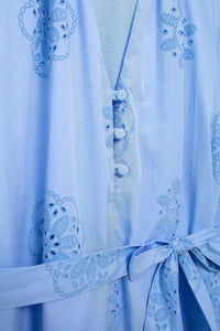 Embroidered Mini Poplin Dress