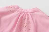 Embroidered Mini Poplin Dress