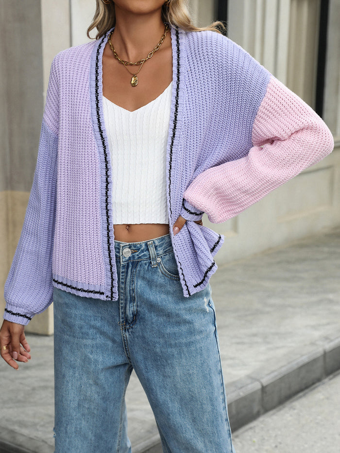 Loose Open Cardigan Sweater
