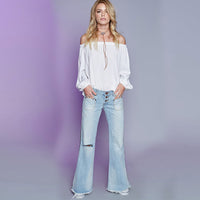 Loose Fit High-Waist Denim Jeans