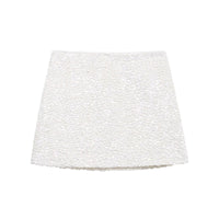 Sequin A-Line Mini Skirt - Elegant &amp; Sparkly