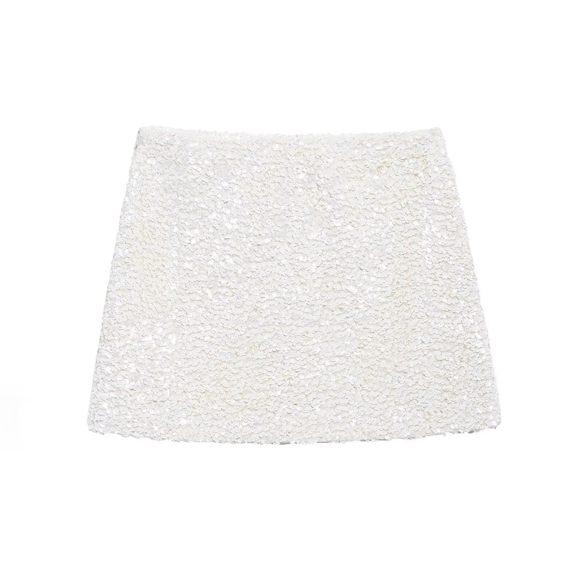 Sequin A-Line Mini Skirt - Elegant &amp; Sparkly