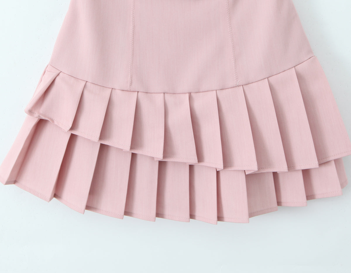 Sexy Halter Pleated Spring Dress