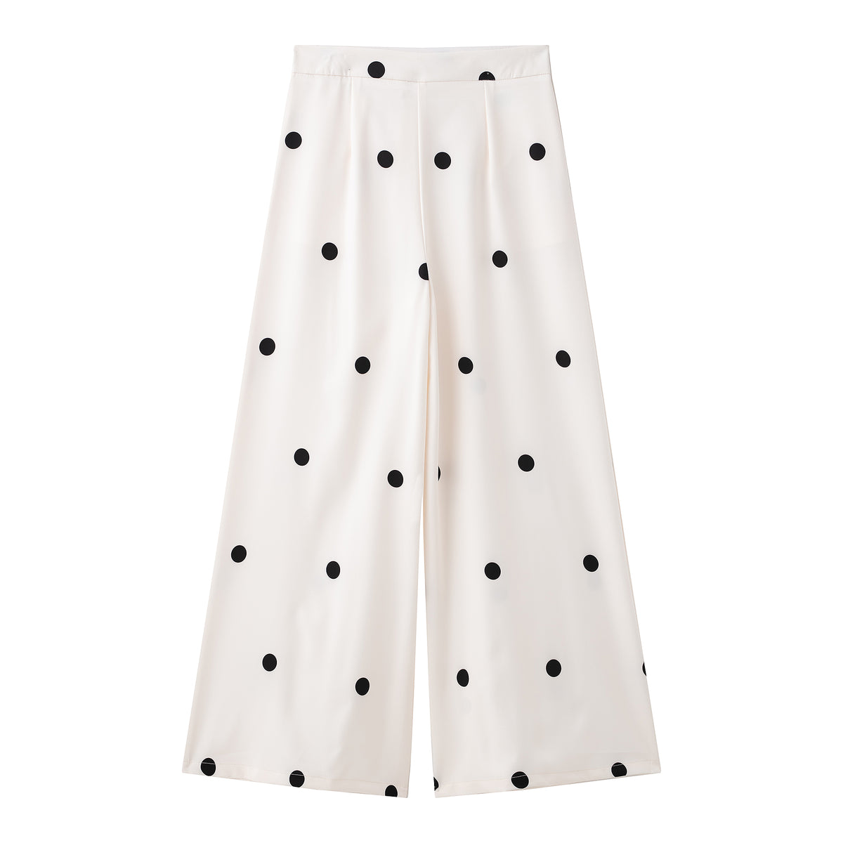 Polka Dot Tube Top &amp; Wide-Leg Pants Set