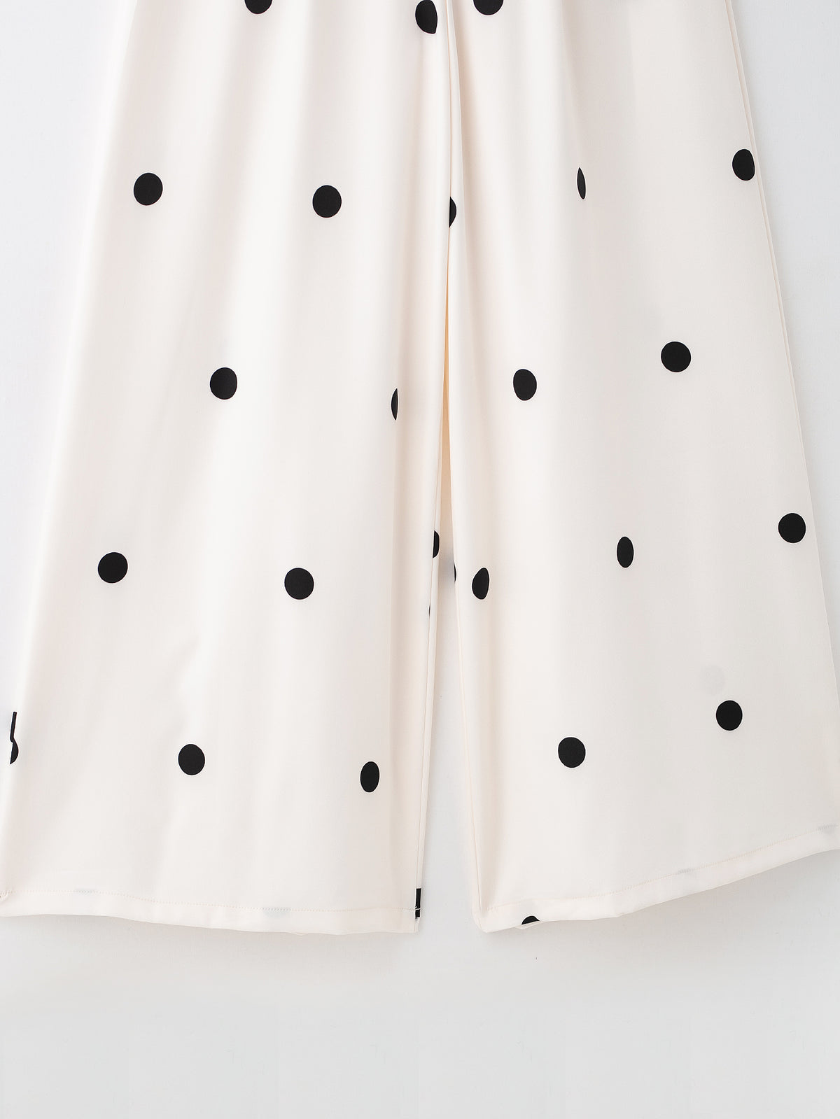 Polka Dot Tube Top &amp; Wide-Leg Pants Set
