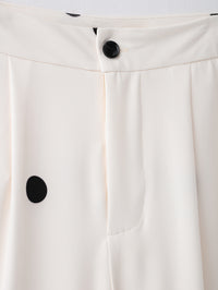 Polka Dot Tube Top &amp; Wide-Leg Pants Set