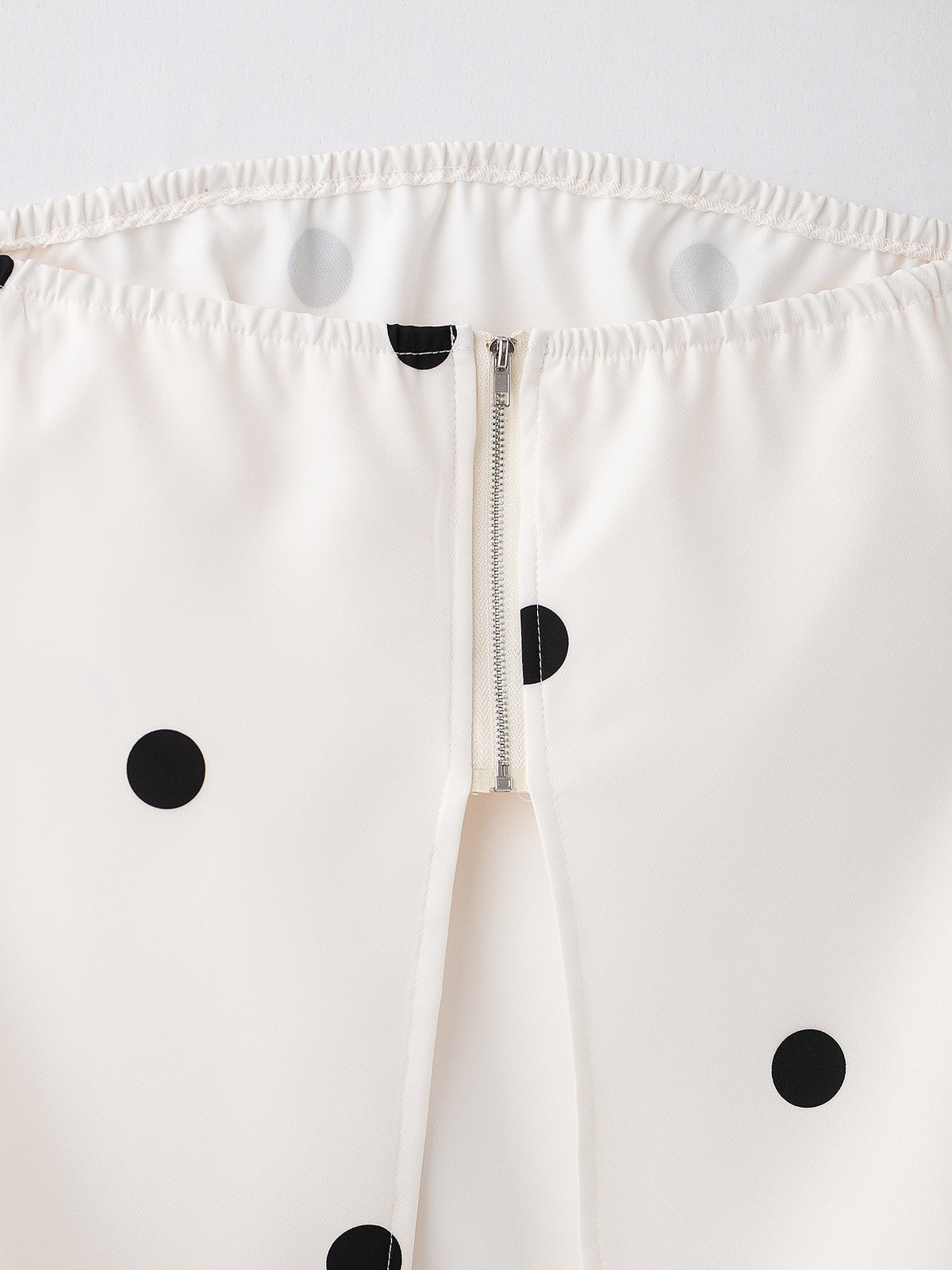 Polka Dot Tube Top &amp; Wide-Leg Pants Set