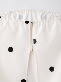 Polka Dot Tube Top &amp; Wide-Leg Pants Set
