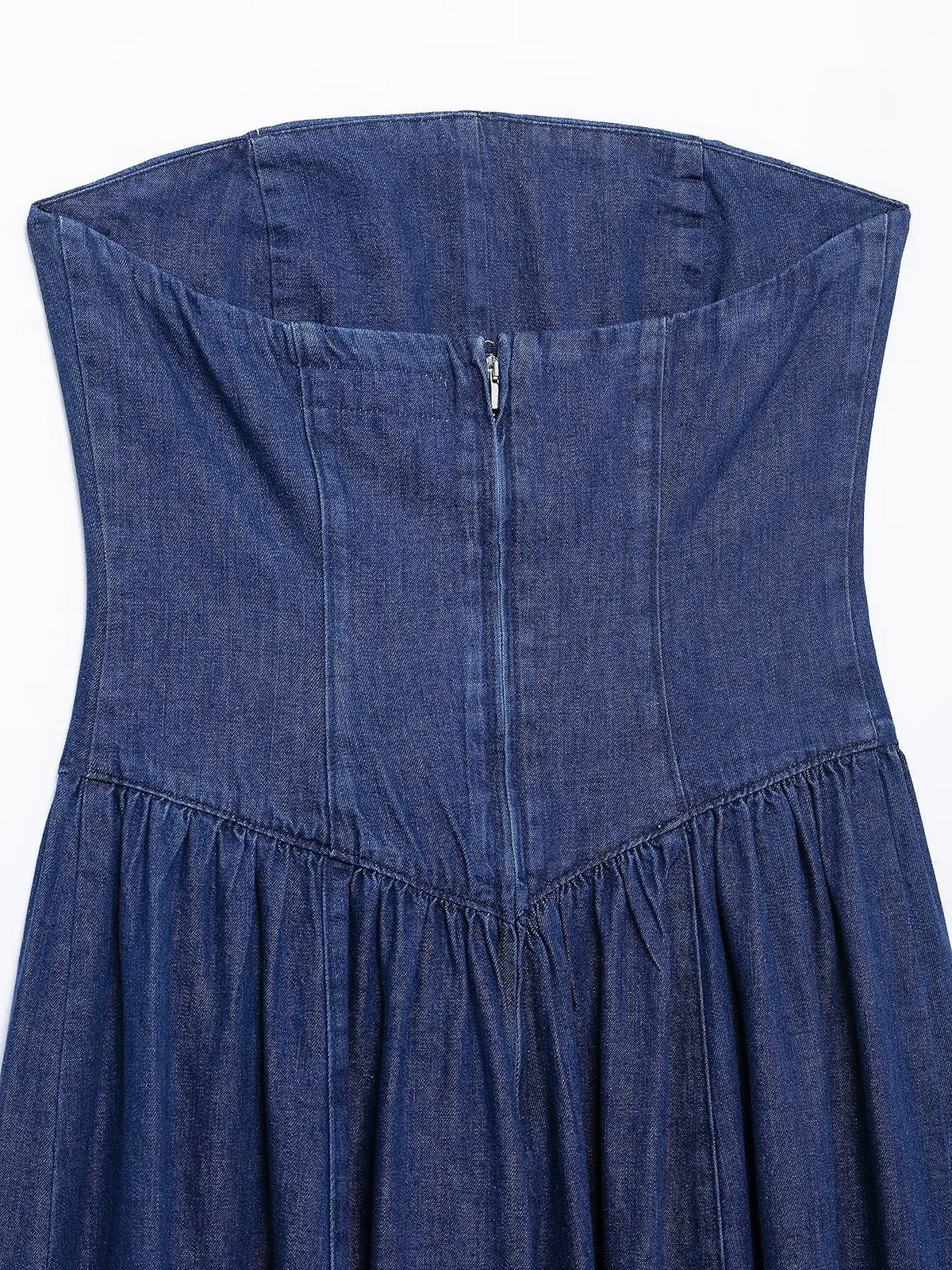 Spring Women's Midi Denim Dress