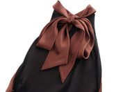 Backless Satin Slip Long Dress