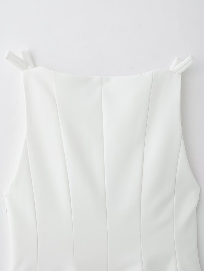Sleeveless Lace Trim Camisole Top