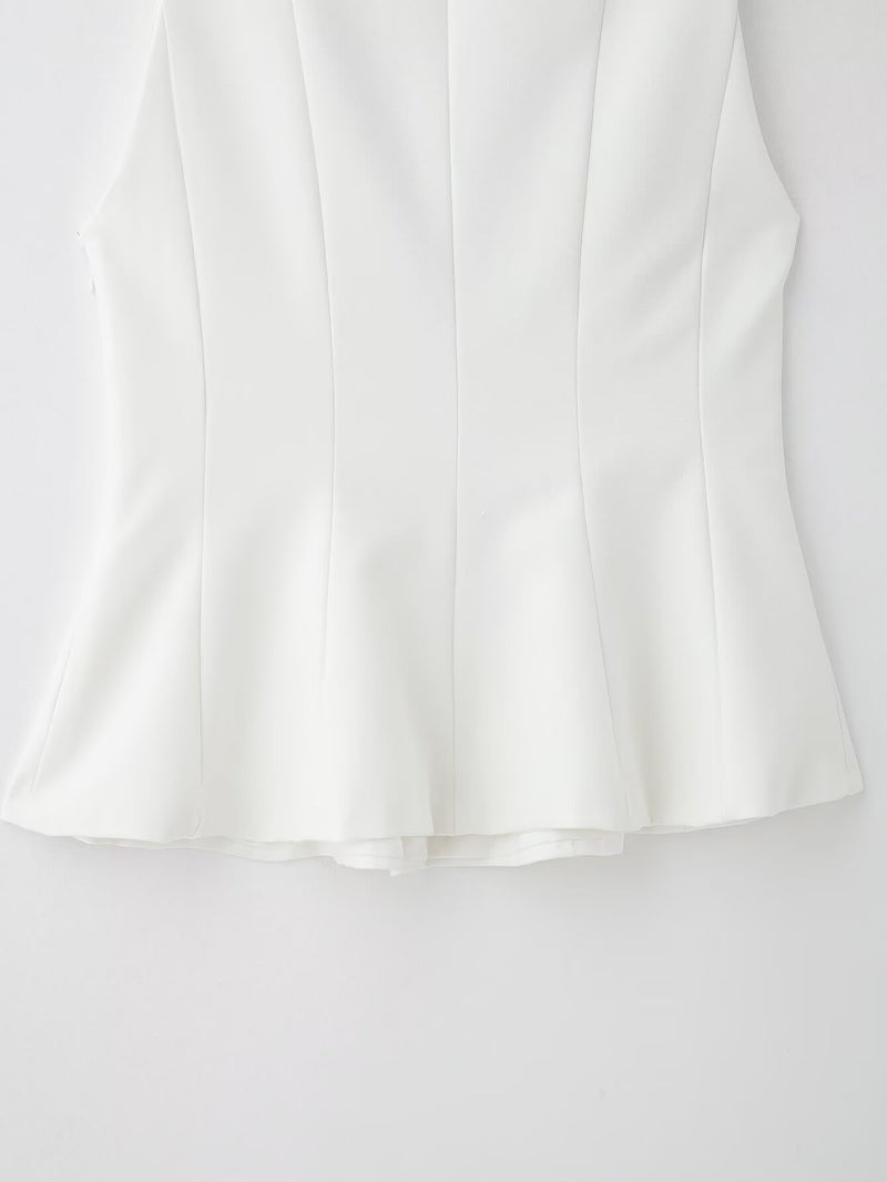 Sleeveless Lace Trim Camisole Top