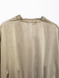 Silk Satin Textured Casual Jacket