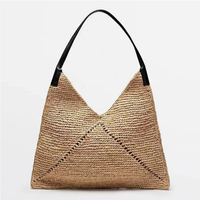 Ethnic Floral Woven Shoulder Bag
