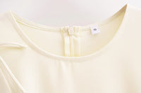 Minimalist Lace Bow Slip Mini Dress