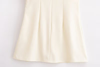 Minimalist Lace Bow Slip Mini Dress