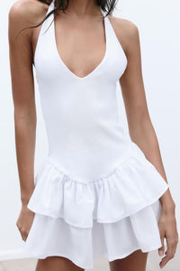 Slim Fit Ruched Mini Dress