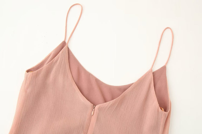 Women Slim Fit Sexy Backless Laminated Decoration Dress Women
