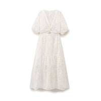 Chic Summer Bowknot Holiday Dress