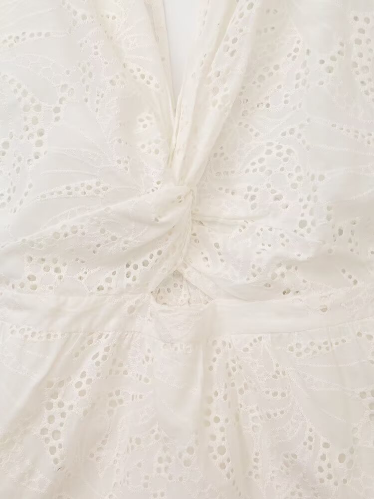 Chic Summer Bowknot Holiday Dress