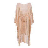 Sheer Knit Long Cardigan Cover-Up