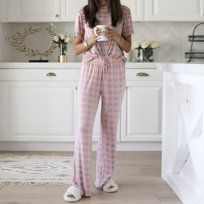 Printed Two-Piece Pajama Set