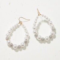 Christmas Ball Ornaments Teardrop Earrings