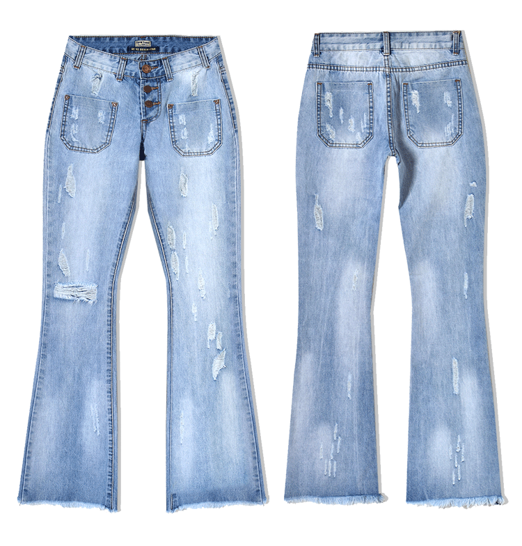 Loose Fit High-Waist Denim Jeans