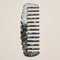 Scalloped Wide Tooth Resin Comb
