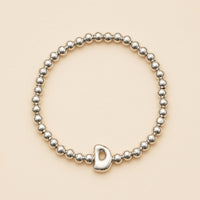 Bubble Letters Beaded Stretch Bracelet 16 Assorted Pack
