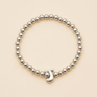Bubble Letters Beaded Stretch Bracelet 16 Assorted Pack