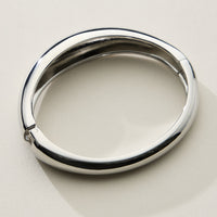 Thin and Wavy Elegant 18K Gold Cuff Bracelet